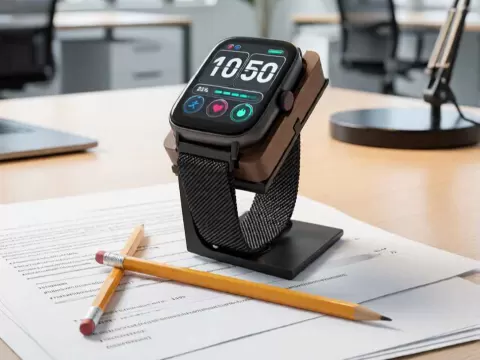 Stand with charge plug for FITPOLO smart watch