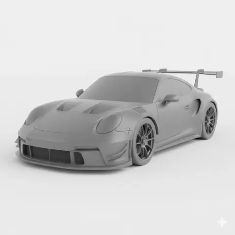 GT3 Porsche Style, car, rc car, bmw, mercedes w140, z4 e85, škoda octavia 3, off road, kart, bumper, handbrake, rally, racing, sim racing, car part, car model, vehicle model, scale car, automotive, electric car, wheel