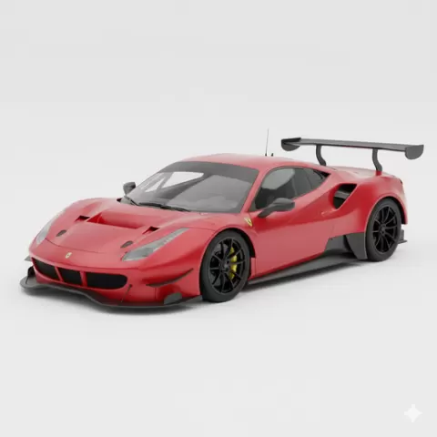 GT3 Ferrari Style, car, rc car, bmw, mercedes w140, z4 e85, škoda octavia 3, off road, kart, bumper, handbrake, rally, racing, sim racing, car part, car model, vehicle model, scale car, automotive, electric car, wheel