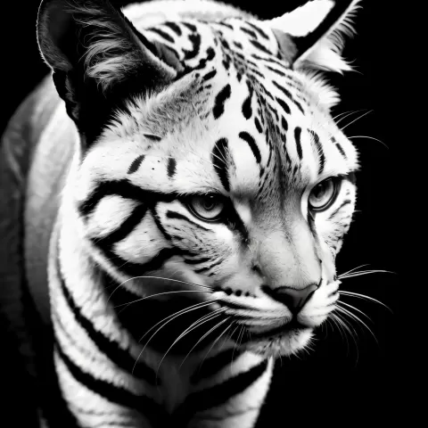 White Tigers head - Andrew Bee