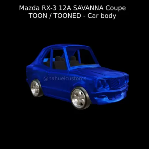 Mazda RX-3 12A SAVANNA Coupe TOON / TOONED - Car body