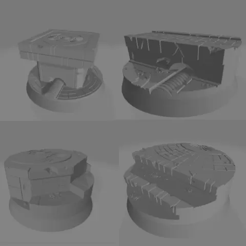 5 40mm Hero Bases