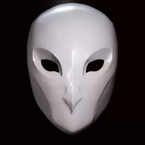 Court of Owls mask Mascara corte de los Búhos Batman