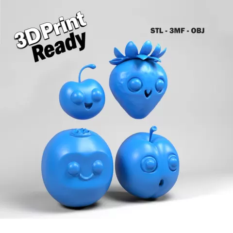 Fruit characters 2 - 3D Everything