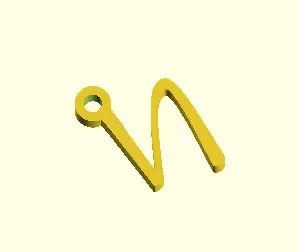 n keychain - XP3Design