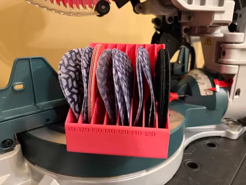 5in Sanding Disc Organizer