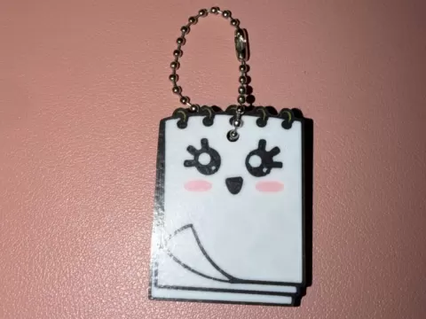 Nat the Notebook Keychain