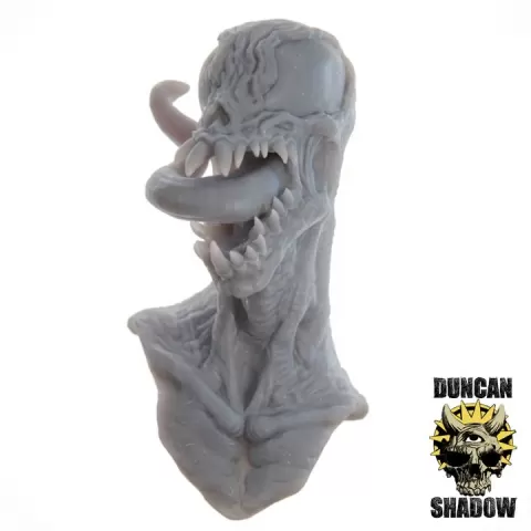 Venom Bust 1 (Pre Supported) by Duncan Shadow