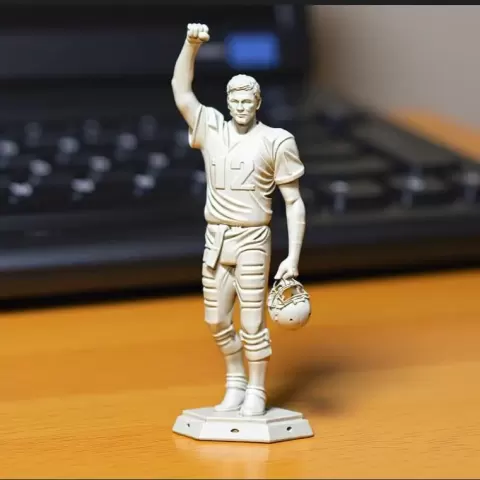 Tom brady statue - A Symbol of Glory on Your Desk - 3d print - KHUONGTAINANG