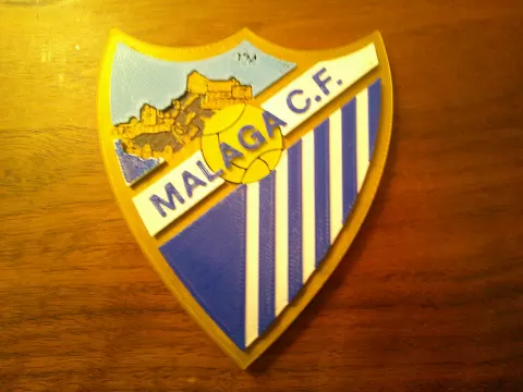 Málaga CF Logo Coaster or Plaque