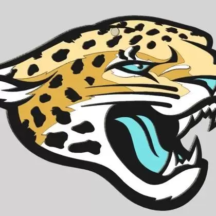 Jacksonville Jaguars. in layers to be able to print in color - Rulman00