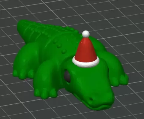 Christmas Crocodile Flexi - PineKone