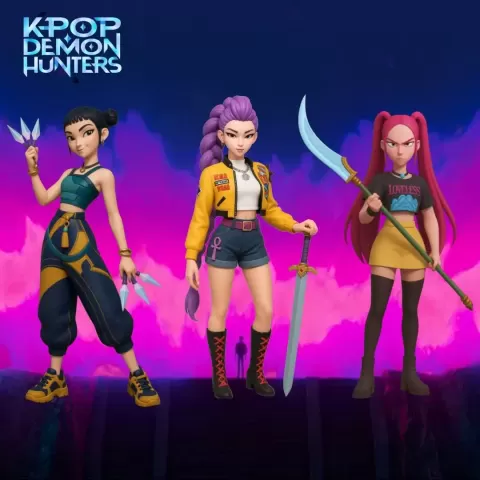 K-Pop Demon Hunters – Rumi + Mira + Zoey - Santiago Rohringer