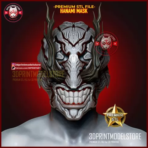Jujutsu Kaisen Hanami Mask - Anime Cosplay Helmet Halloween - 3DPRINTMODELSTORE