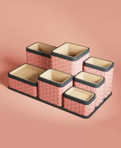 Desk Organizer 11X6 Asanoha