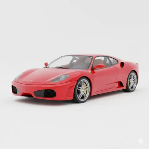 Ferrari F430, car, vehicle, automobile, supercar, sportscar, coupe, sedan, racing, car STL, model car
