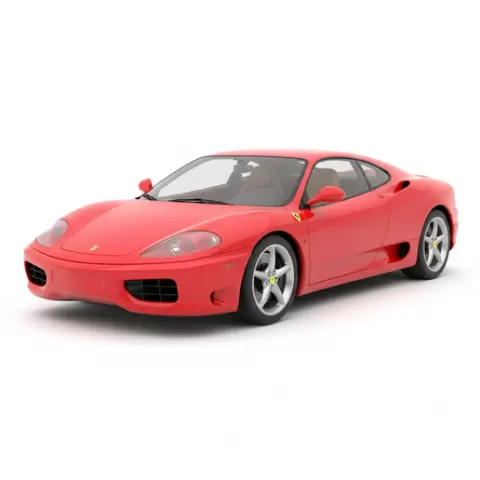 Ferrari 360 Modena, car, vehicle, automobile, supercar, sportscar, coupe, sedan, racing, car STL, model car