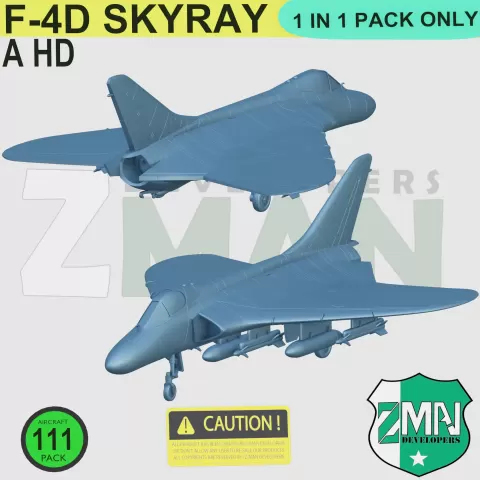 F4D SKYRAY(SINGLE ASP) B - Z-MAN DEVELOPERS