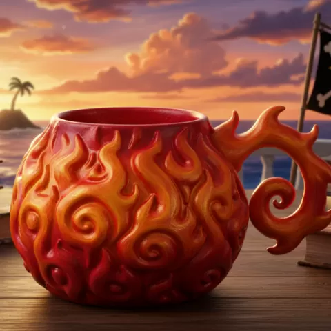 Mera Mera Devil Fruit cup — Mug Series