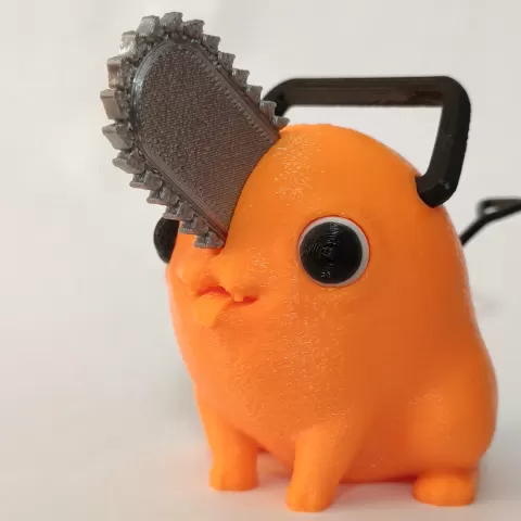 Pochita (Chainsaw Man) FDM - separated parts