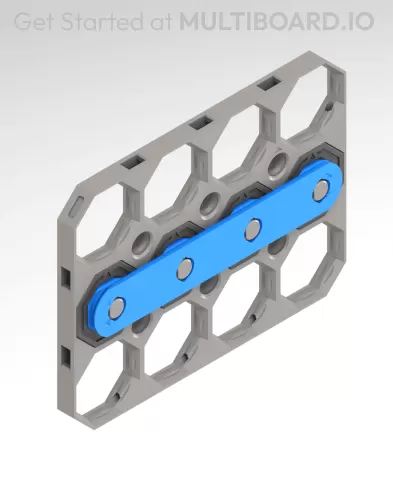 4 MU Fix Point Bolt-Locked Insert - Rail