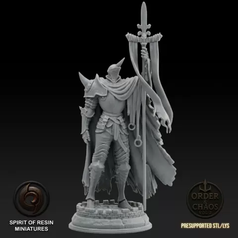 Sir Casdian, the Herald by Spirit of Resin Miniatures