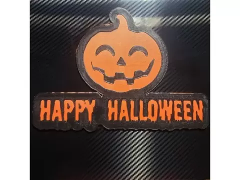 happy halloween logo.