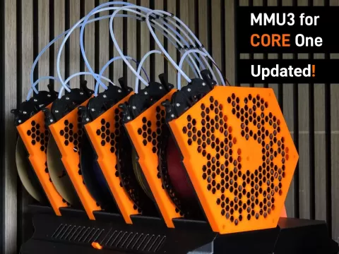 Spool Holder & Buffer for Core One MMU3 Community Version