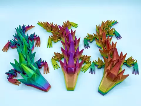 Articulating Spiky Lizard