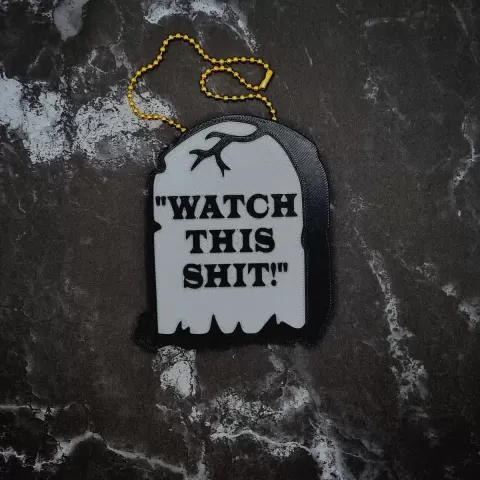 Watch This Sh*t Gravestone Charm