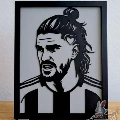 Rodrigo De Paul | Cuadro | Futbol Argentino | Cuadro | Argentina | Decoration | 2d