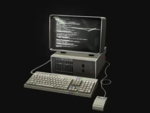 Low Poly 80's Computer - neagww