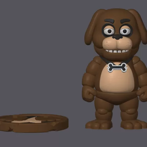 Sparky FNAF / 4 color version Multicolor print
