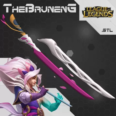 Yasuo spirit blossom sword cosplay League of Legends LOL - BrunenG
