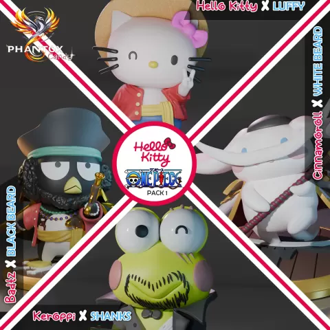 Hello Kitty x One Piece Pack 1 - PHANTOX