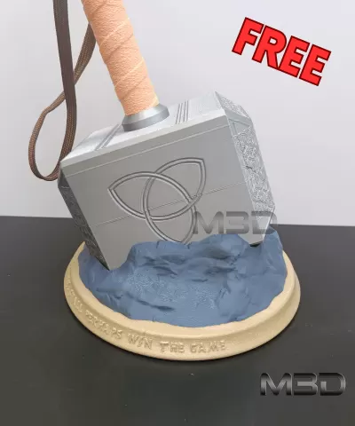 Stand for Mjolnir Commander Deck Case / no supports / 3mf included