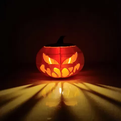Blank pumkin tealight holder