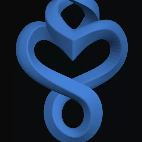 cuore tridimensionale - Francesco P