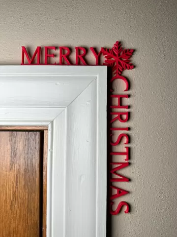 "Merry Christmas" Corner Decoration
