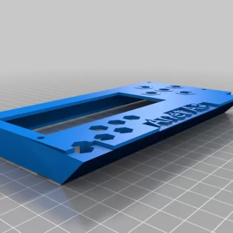 Angled LCD mount