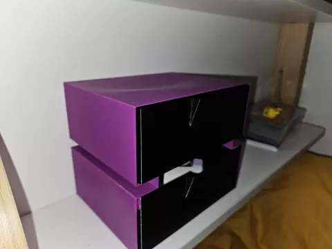 Simple Dual Drawer - easy fast vase mode print