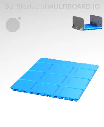 3x3.5 CU - Internal Grid - Multibin Drawer Base