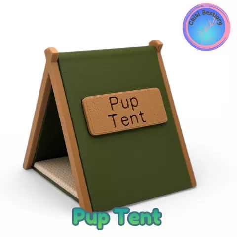 Pup tent by ChibiBestiary