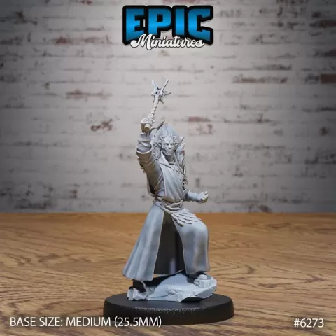 Pain Cleric Victory / Heavenly Servant / Divine Magic / Ritual Master / Magical Power Soldier / Angelic Warrior / Wizard Priest / Spellcaster Fighter Encounter by Epic-Miniatures