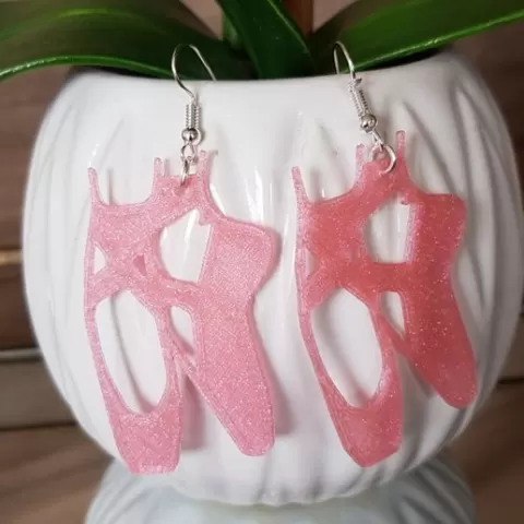 Ballet Shoes earrings