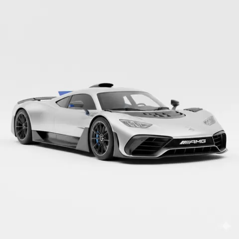 Mercedes-AMG One, car, vehicle, automobile, supercar, sportscar, coupe, sedan, racing, car STL, model car