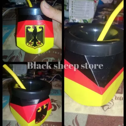 mate alemania con escudo