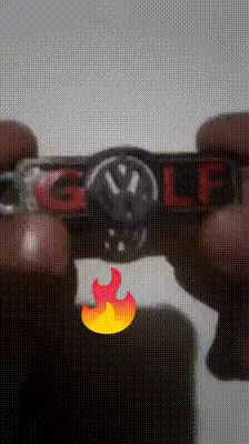volkswagen golf keychain