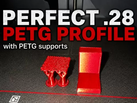 Perfect PETG Supports Test & Profle