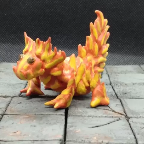 Fire Elemental Miniature